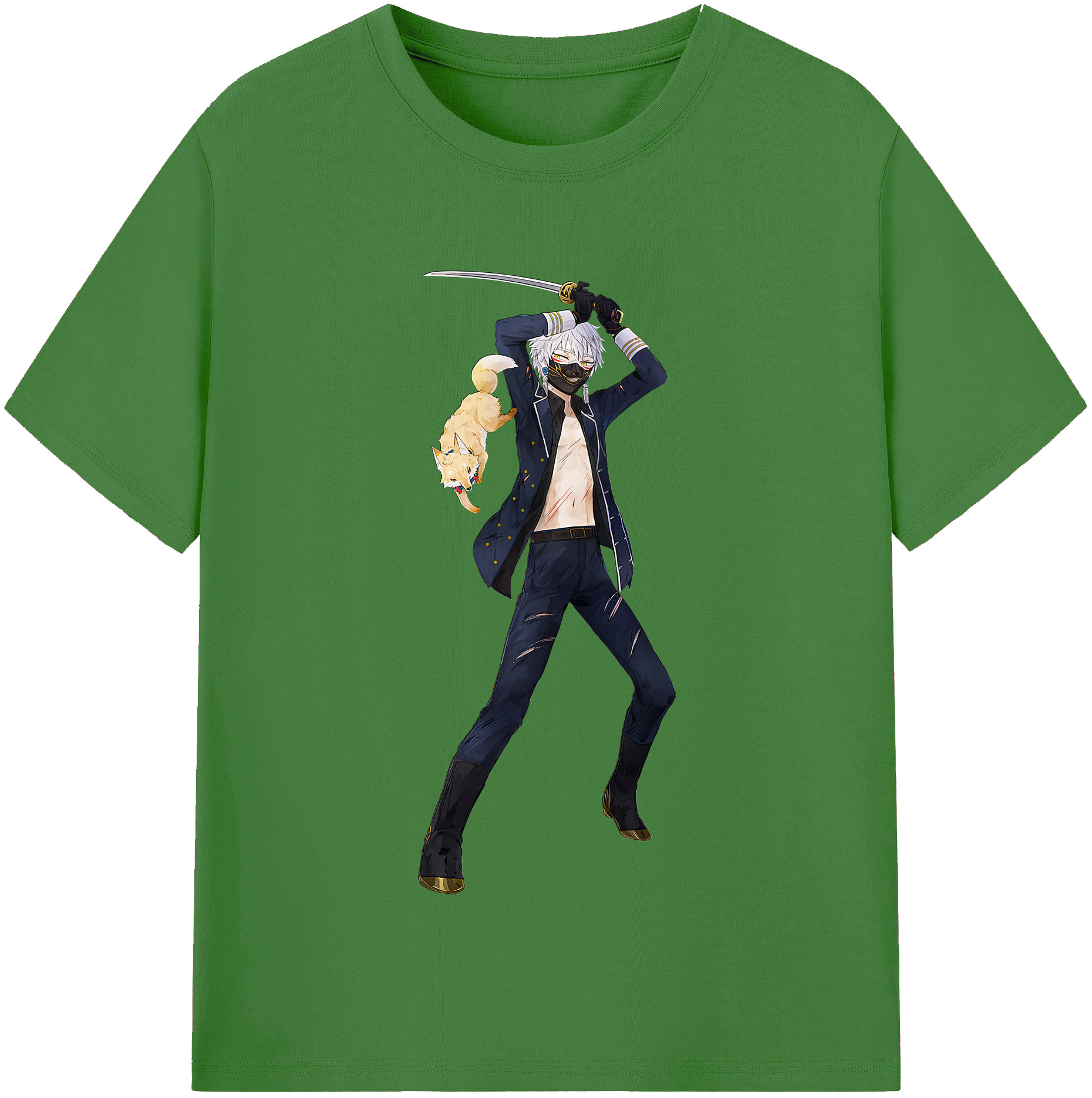 （画像用） 刀剣乱舞 Touken Ranbu レディースカジュアルプリントTシャツ（綿100％）